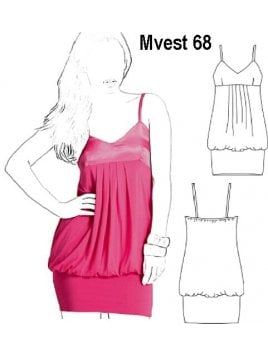 VESTIDO TABLAS MUJER 0968