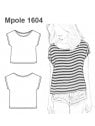MOLDES PATRONES POLERA REMERA BASICA MUJ