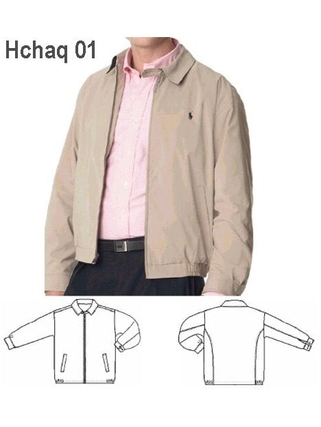 CHAQUETA CIERRE HOMBRE, ELíSTICO INTERIO