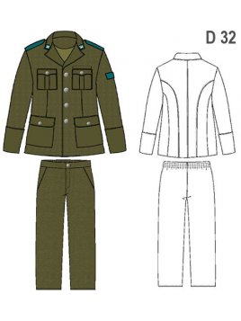 DISFRAZ DE CARABINERO 0932