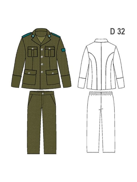 DISFRAZ DE CARABINERO 0932