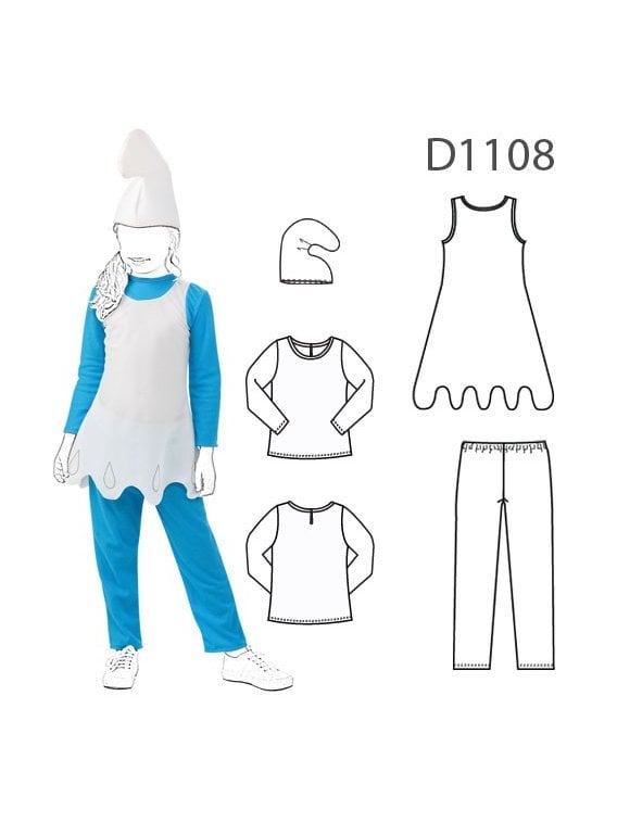 DISFRAZ PERSONAJE DE CUENTO 1108