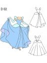 DISFRAZ INFANTIL PRINCESA DE CUENTO D 0902