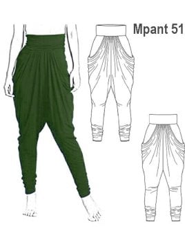 PANTALON TIRO LARGO MUJER