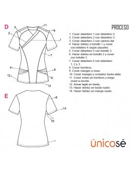 DELANTAL ODONTOLOGIA MUJER RT 1904