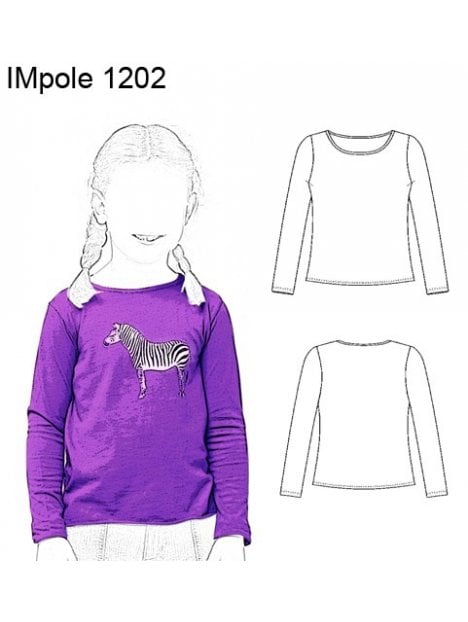 POLERA BASICA NIÑA 1202