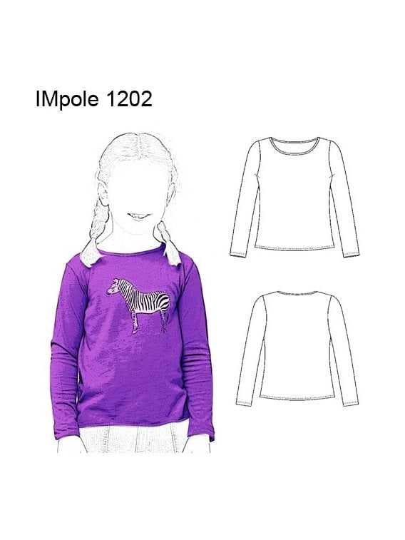 POLERA BASICA NIÑA 1202