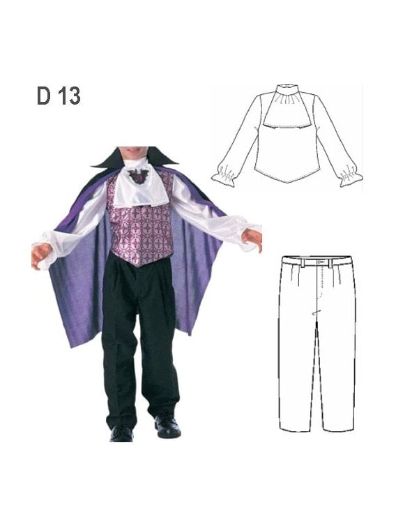 DISFRAZ DE DRACULA INFANTIL 0913