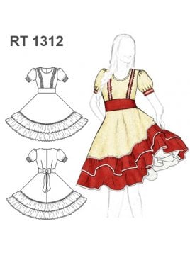 VESTIDO DE HUASA RT 1312