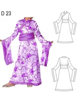 DISFRAZ DE GEISHA ADULTO 0923