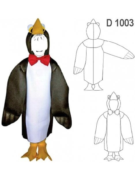 DISFRAZ DE PINGUINO ADULTO 1003