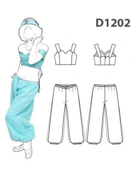 DISFRAZ PERSONAJE DE CUENTO 1202