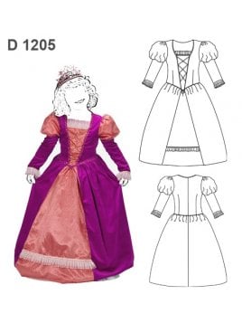 DISFRAZ DE REINA 1205