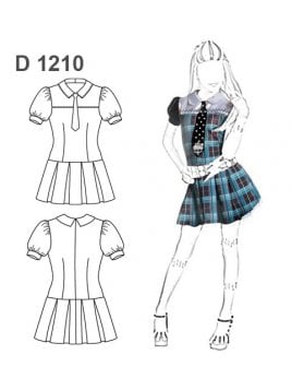 DISFRAZ DE ESTUDIANTE 1210