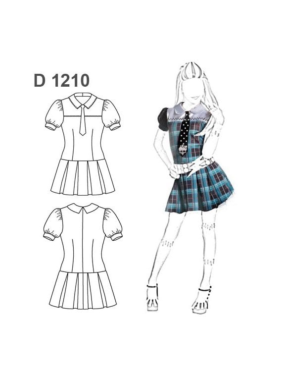 DISFRAZ DE ESTUDIANTE 1210