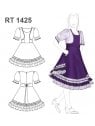 VESTIDO DE HUASA INFANTIL RT 1425