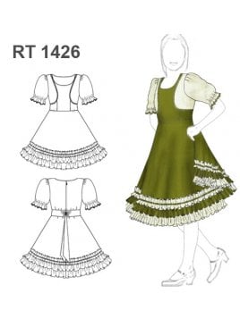 VESTIDO DE HUASA RT 1426