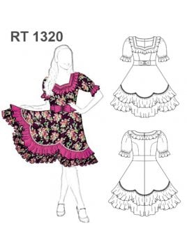 VESTIDO DE HUASA RT 1320