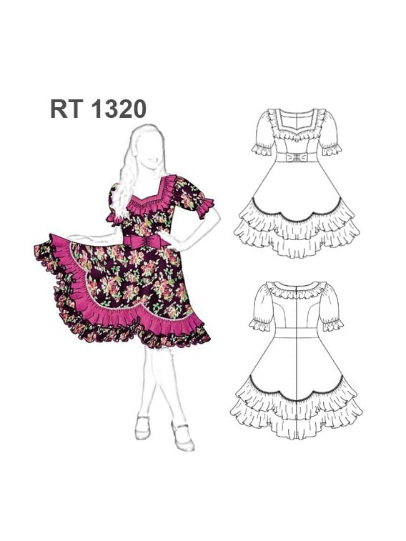 VESTIDO DE HUASA RT 1320