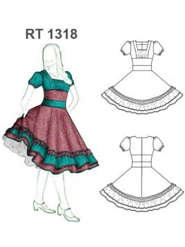 VESTIDO DE HUASA RT 1318