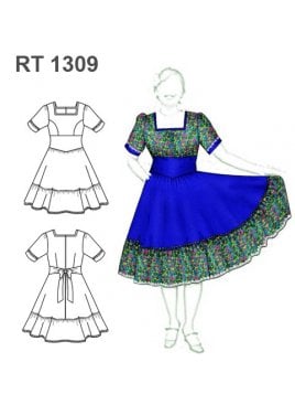 VESTIDO DE HUASA 1309