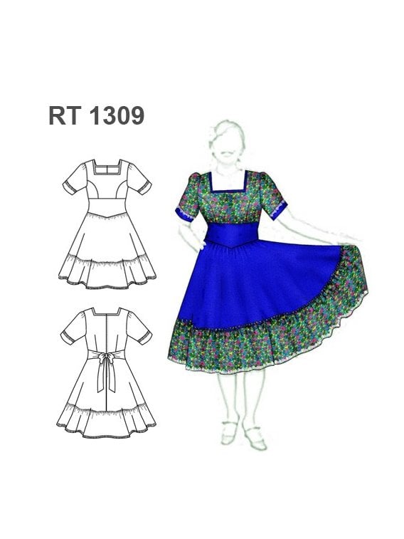 VESTIDO DE HUASA 1309