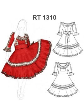 VESTIDO DE HUASA RT 1310