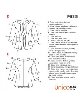 CHAQUETA BLAZER MUJER 1902