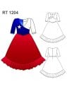 VESTIDO HUASA BANDERA RT 1204