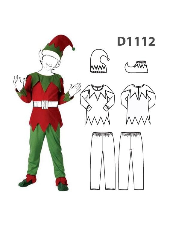 DISFRAZ DE DUENDE 1112