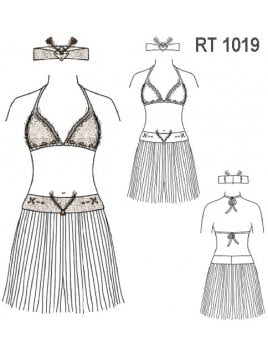 VESTIDO PASCUENSE RT 1019