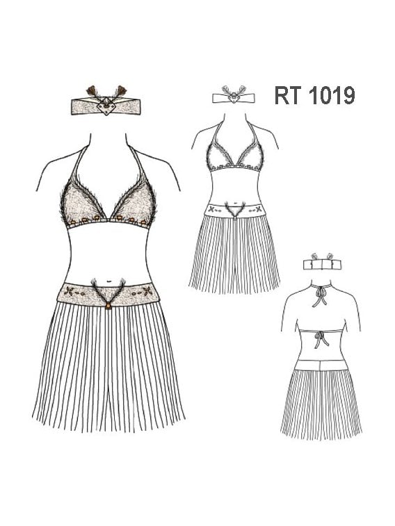 VESTIDO PASCUENSE RT 1019