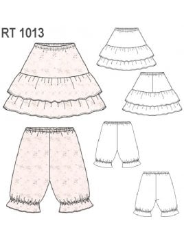 BOMBACHA Y FALDON CAPORAL RT 1013