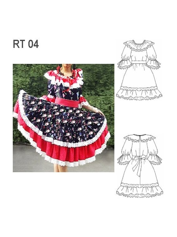 VESTIDO DE HUASA RT 0904