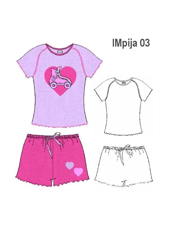 PIJAMA 2 PIEZAS NIÑA 0903