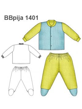 PIJAMA 2 PIEZAS BEBE 1401