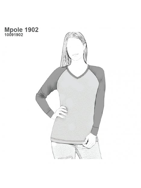 POLERA BASICA MUJER 1902