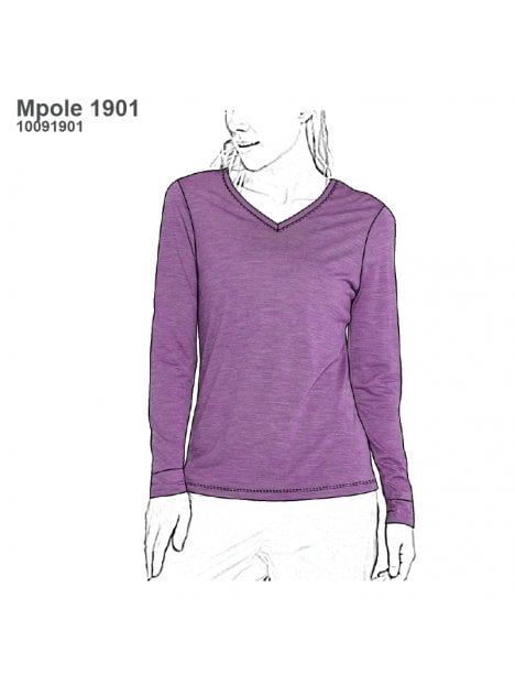 POLERA BASICA MUJER 1901