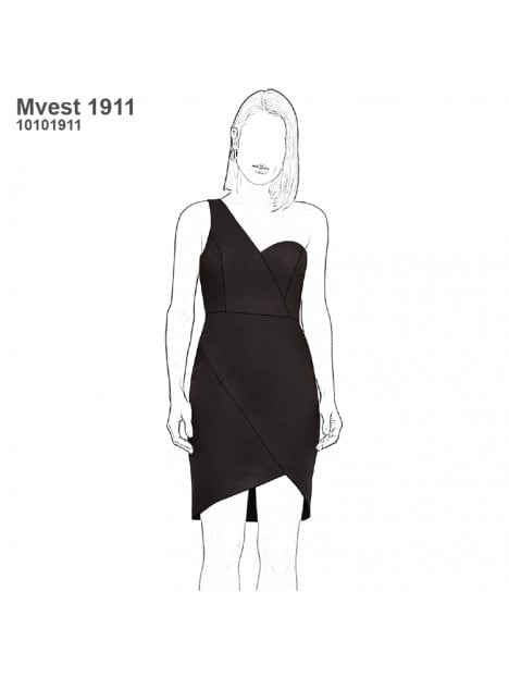 VESTIDO TUBO MUJER 1911