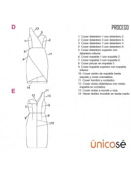 VESTIDO TUBO MUJER 1911