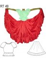 VESTIDO BAILE VENEZUELA ADULTO RT  0949