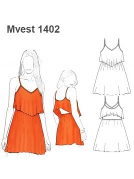 VESTIDO VUELOS MUJER