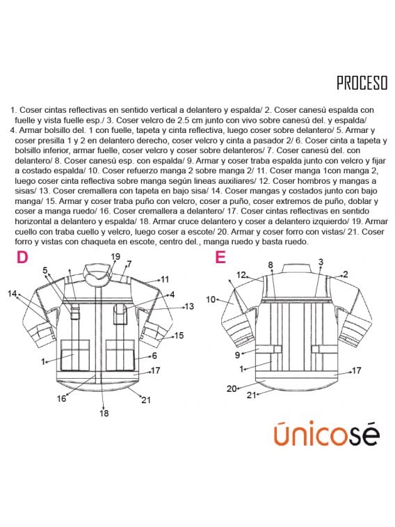 CHAQUETA DE RESCATE UNISEX RT 1923