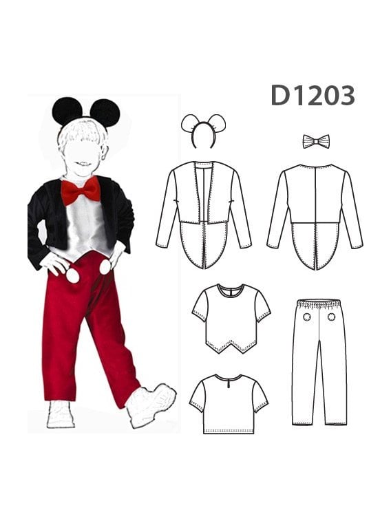 DISFRAZ DE RATON 1203