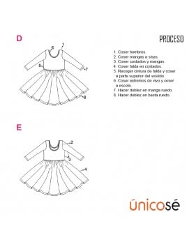 VESTIDO BAILE INFANTIL 1902