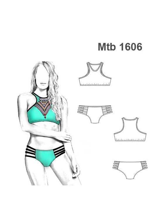 TRAJE DE BAÑO BIKINI MUJER 1606