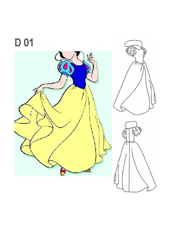 DIFRAZ PRINCESA DE CUENTO INFANTIL 0901