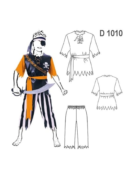 DISFRAZ DE PIRATA INFANTIL 1010