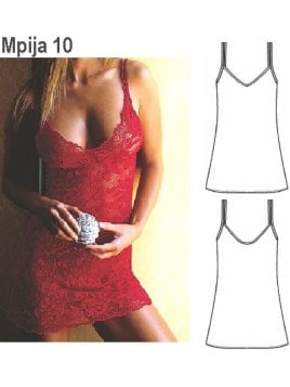 PIJAMA CAMISA MUJER 0910