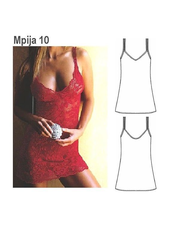 PIJAMA CAMISA MUJER 0910
